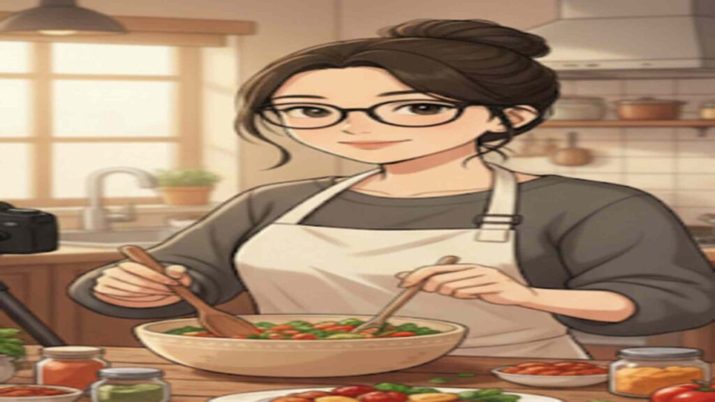 food blogger, chef, cooking